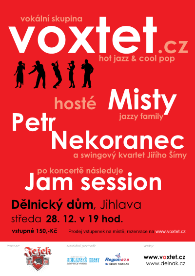 Voxtet + Misty + Petr Nekoranec - st�eda 28. 12. 2011 v 19:00, D�lnick� d�m, Jihlava